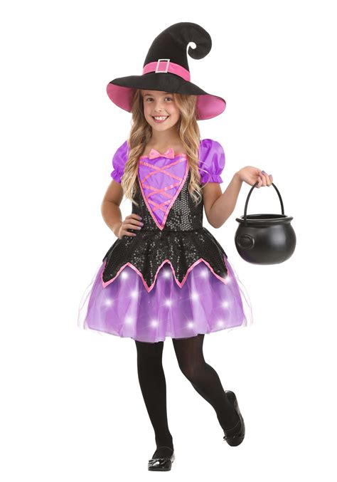 Light up witch costume